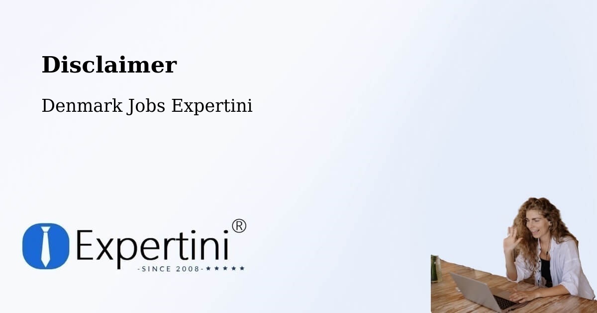 Disclaimer – Stenløse - Denmark Jobs Expertini