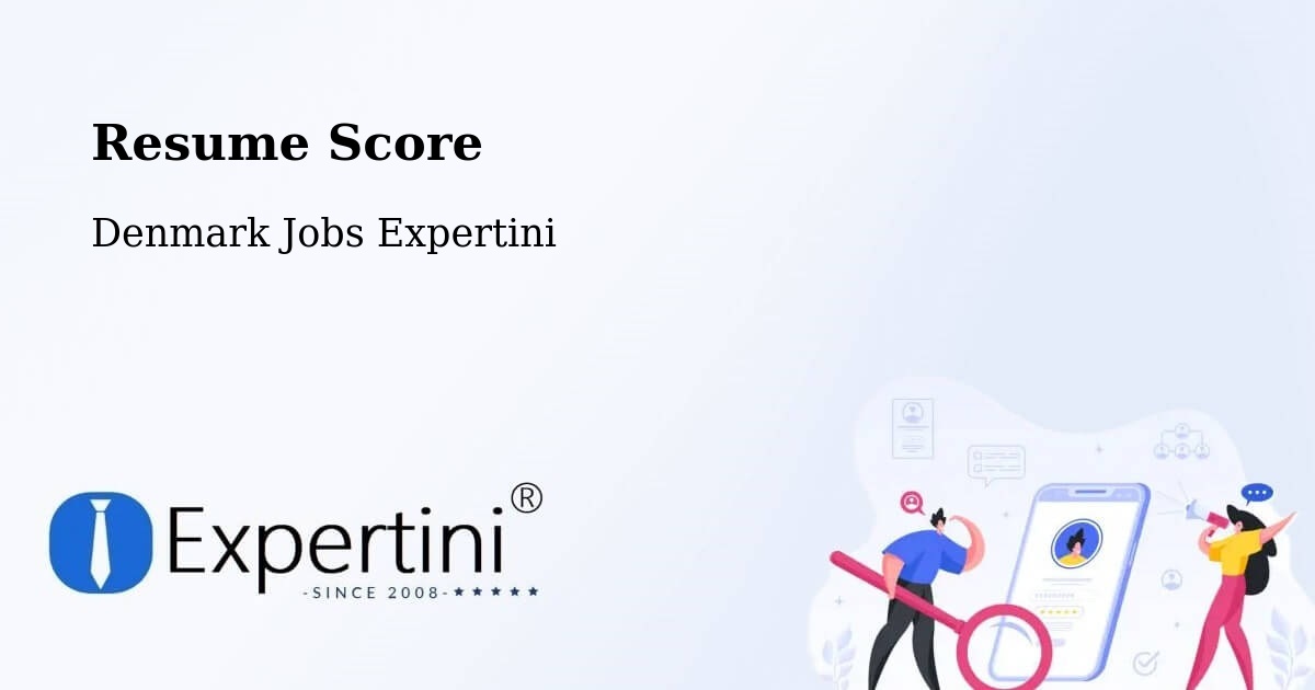 Resume Score & Job Description Match Tool – Stenløse - Denmark Jobs Expertini